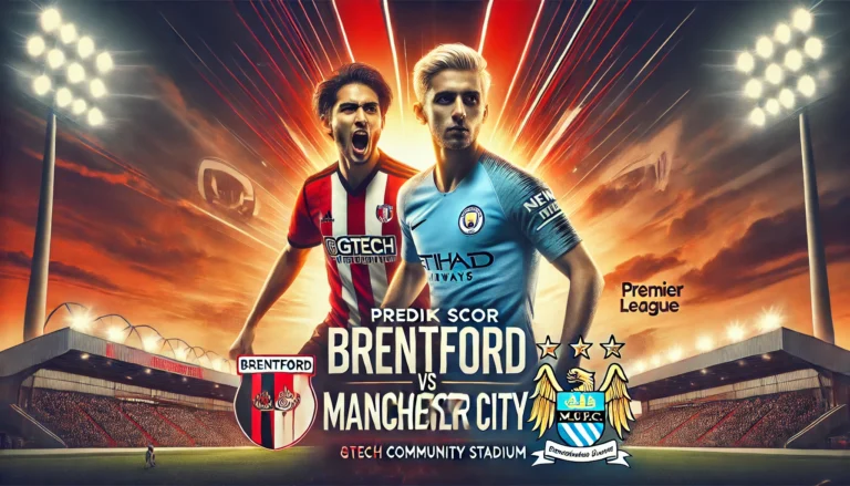 Prediksi Skor Brentford vs Manchester City di Premier League Pertarungan Sengit Dua Gaya Permainan Berbeda di Gtech Community Stadium